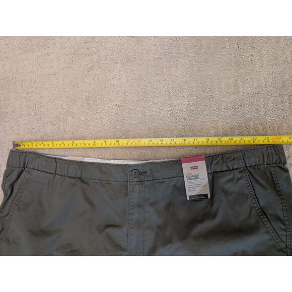 NWT Levi's XX Chino Joggers Pant Mens 3X 3XL XXXL Olive Green Drawstring Stretch - Picture 7 of 11
